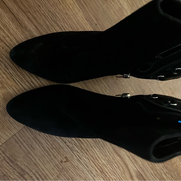 Nwob black booties fringe 6.5 dsw Marc fisher womens boots - Picture 7 of 9